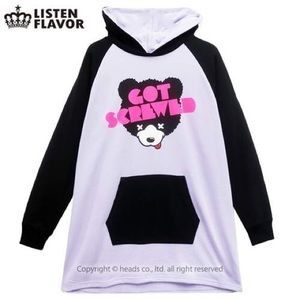 Listen Flavor Got Screwed Sweater Dress
